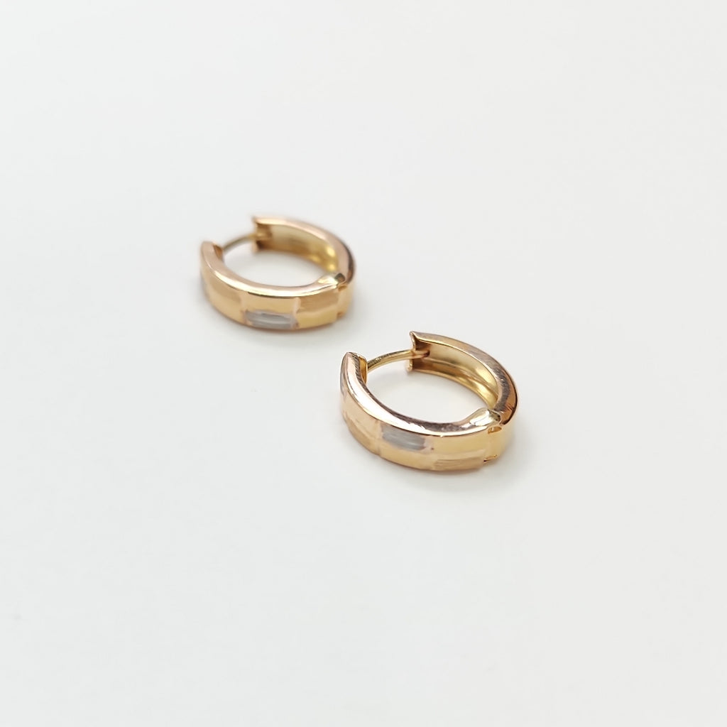 ARRACADAS PAR ORO 14 K 1.2 GRMS (SEMINUEVO)
