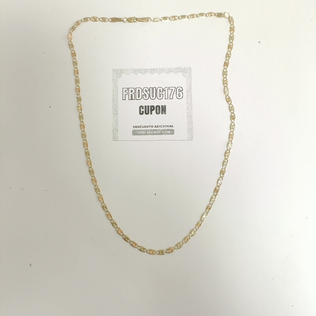 CADENA ORO COMBINADO 10 K 3.2 GRMS (SEMINUEVO)