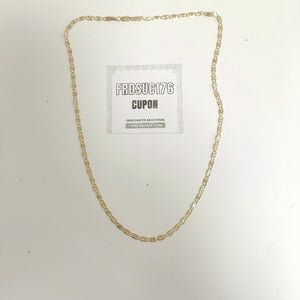 CADENA ORO COMBINADO 10 K 3.2 GRMS (SEMINUEVO)