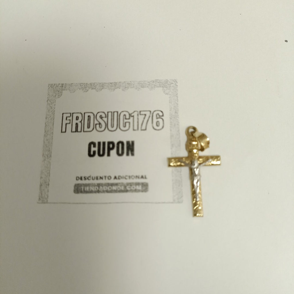 CRISTO ORO COMBINADO 10 K 0.8 GRMS (SEMINUEVO)