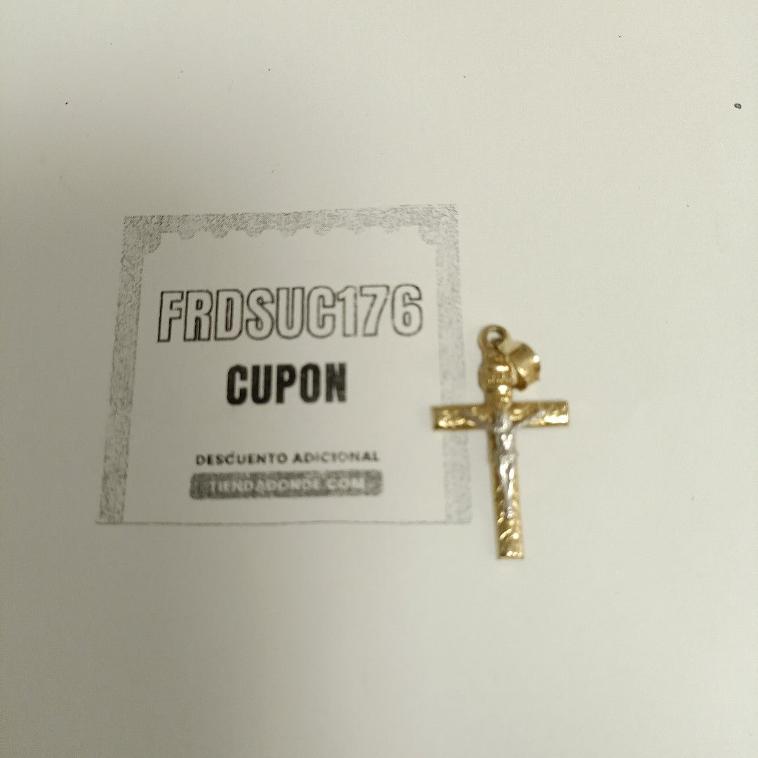 CRISTO ORO COMBINADO 10 K 0.8 GRMS (SEMINUEVO)