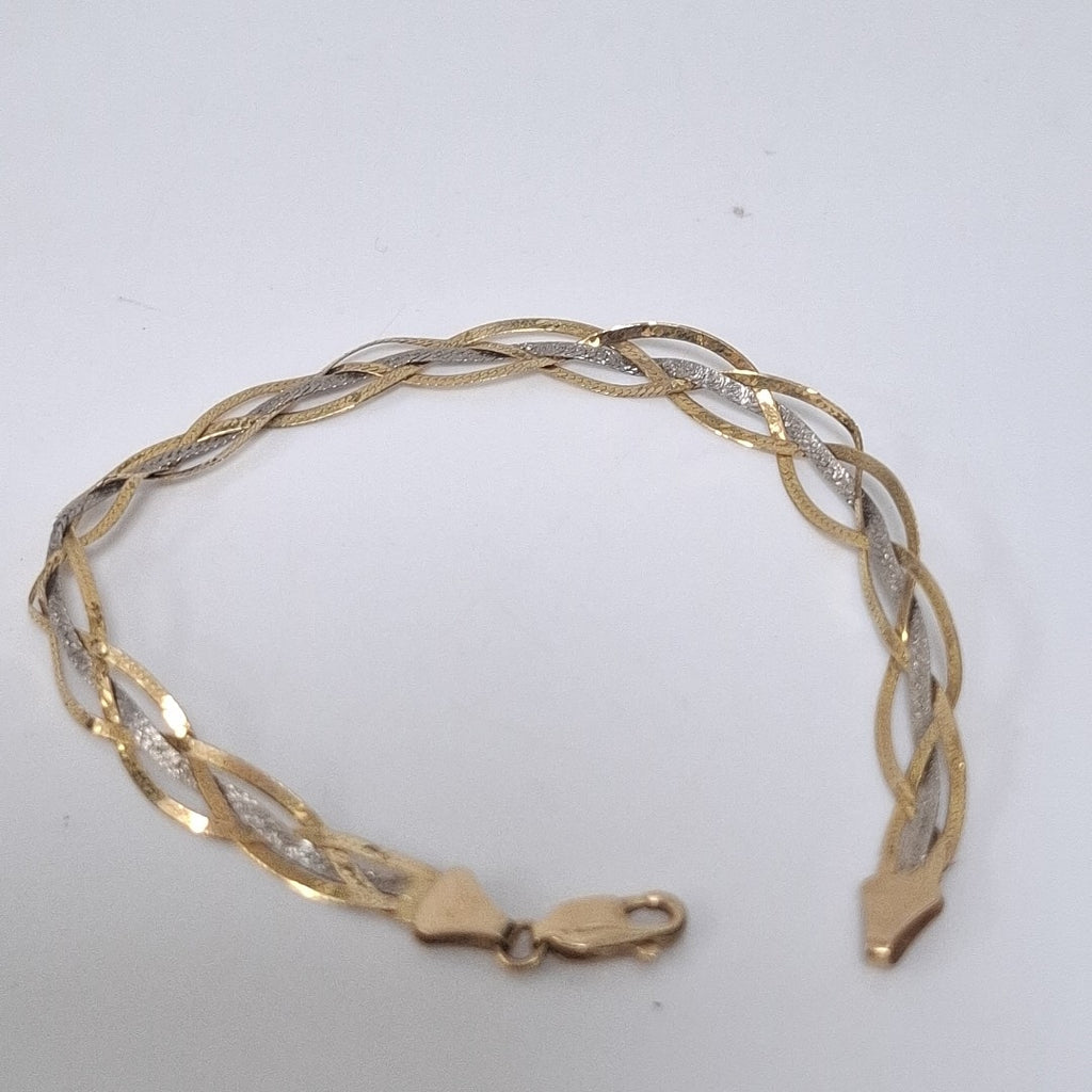 PULSERA ORO,RODIADO 14 K 2,70 GRMS (SEMINUEVO)