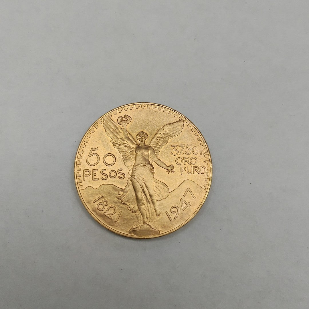 K1 41.6 GRMS 21 K IDENTIFICACIÓN MONEDA NOMINATIVA MONEDAS PESOS 50 PESOS (SEMINUEVO)