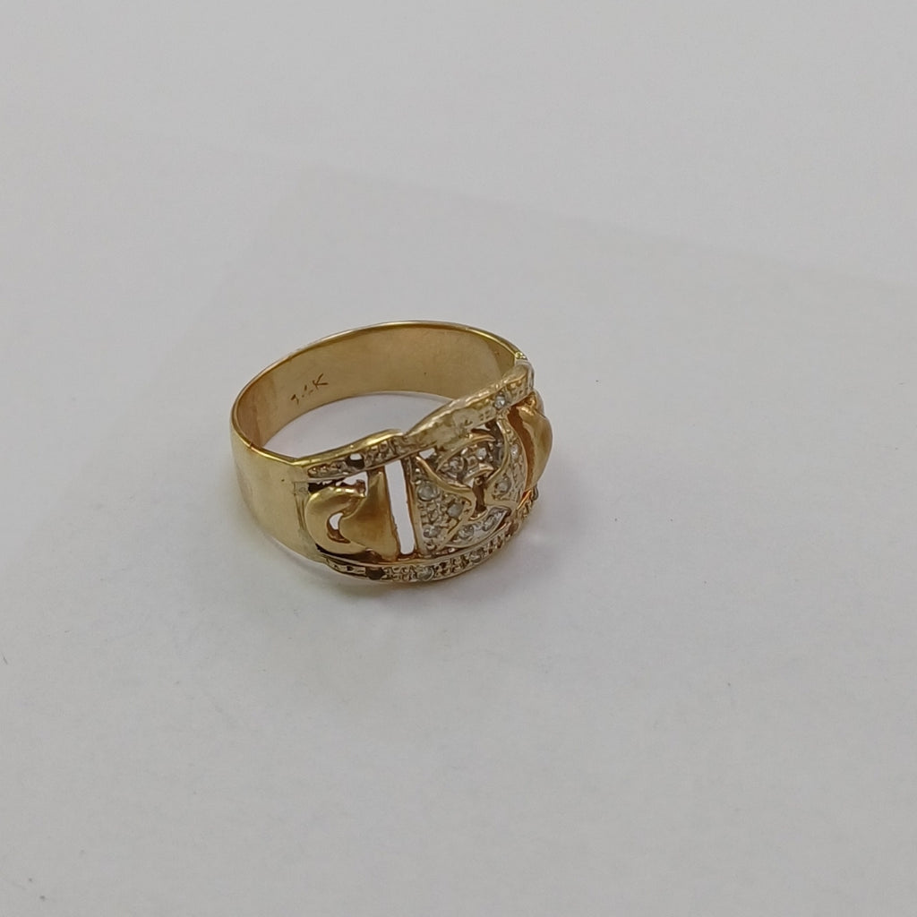 ANILLO ORO 14 K 5.5 GRMS (SEMINUEVO)
