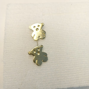 BROQUELES ORO 14K 1.5 (NUEVO)