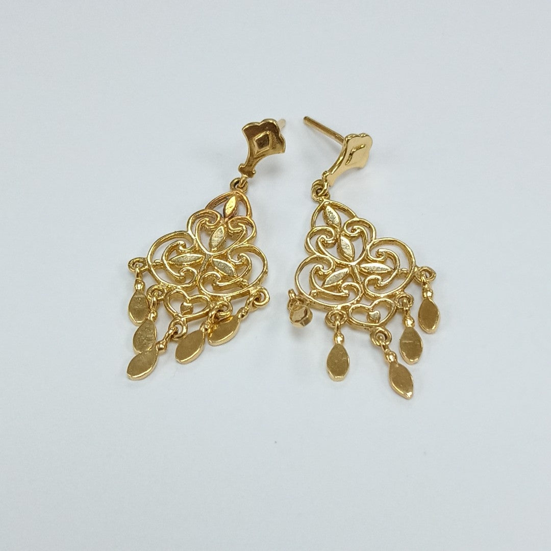BROQUELES PAR ORO 10 K 4,80 GRMS (SEMINUEVO)