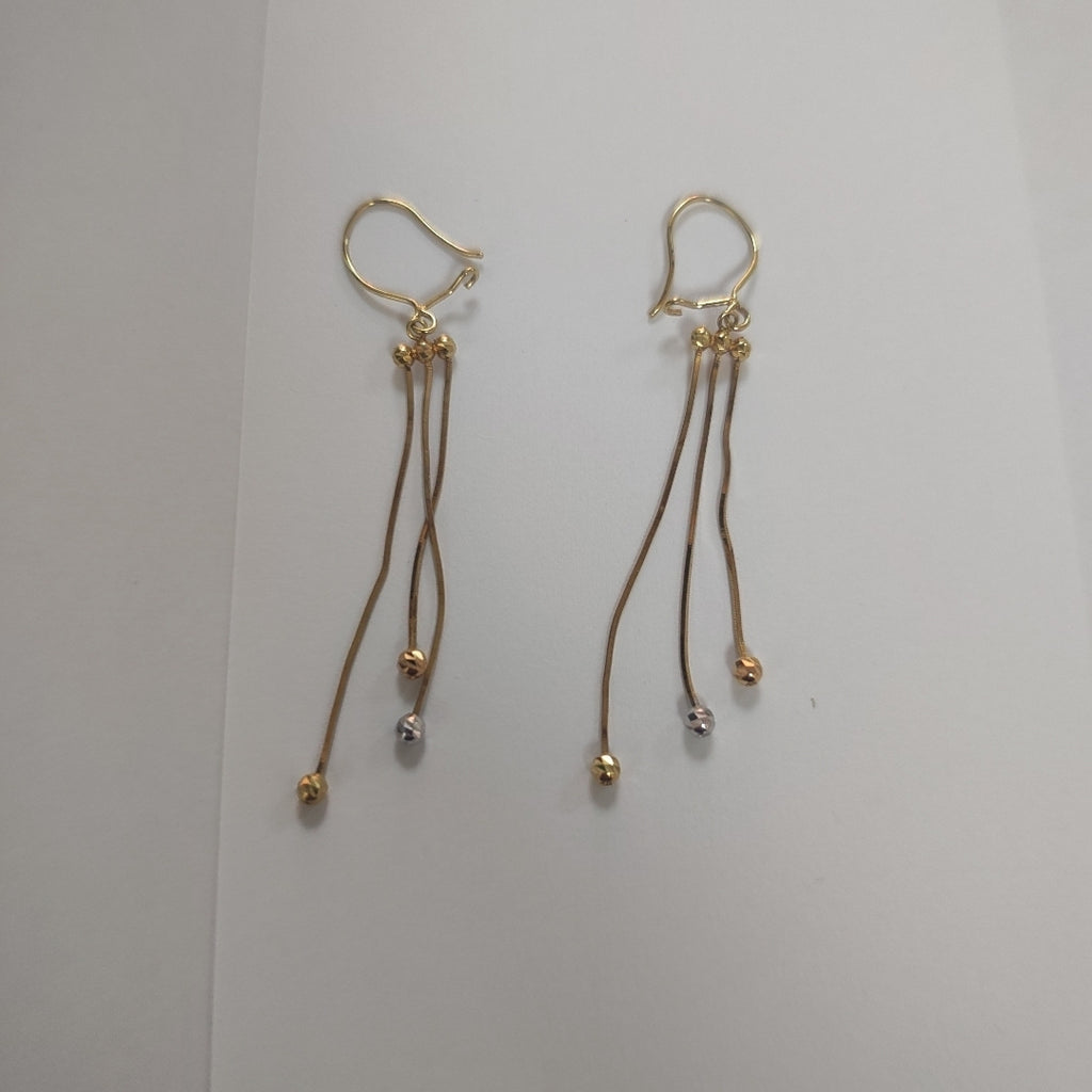 ARETES PAR ORO 14 K 2.3 GRMS (SEMINUEVO)