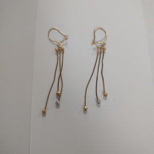 ARETES PAR ORO 14 K 2.3 GRMS (SEMINUEVO)