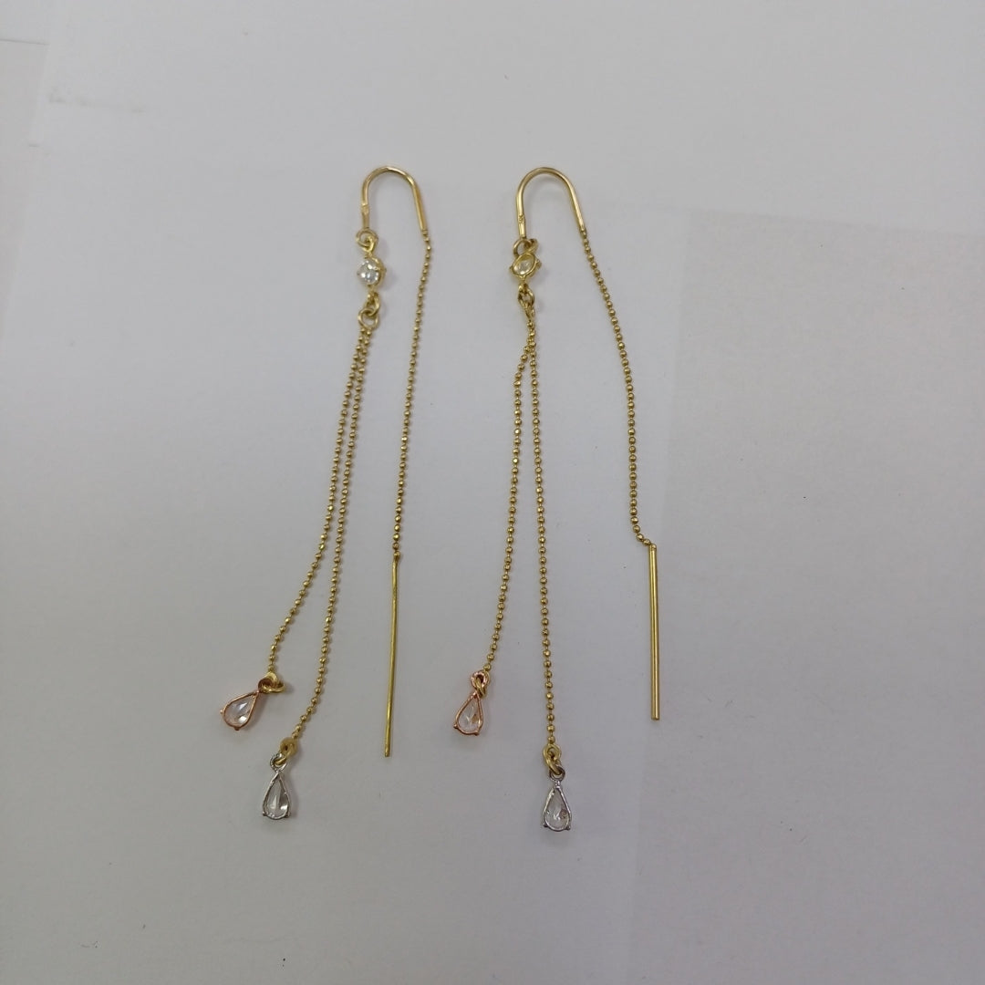 VIOLADORES PAR ORO 14 K 3,10 GRMS (SEMINUEVO)