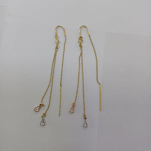 VIOLADORES PAR ORO 14 K 3,10 GRMS (SEMINUEVO)