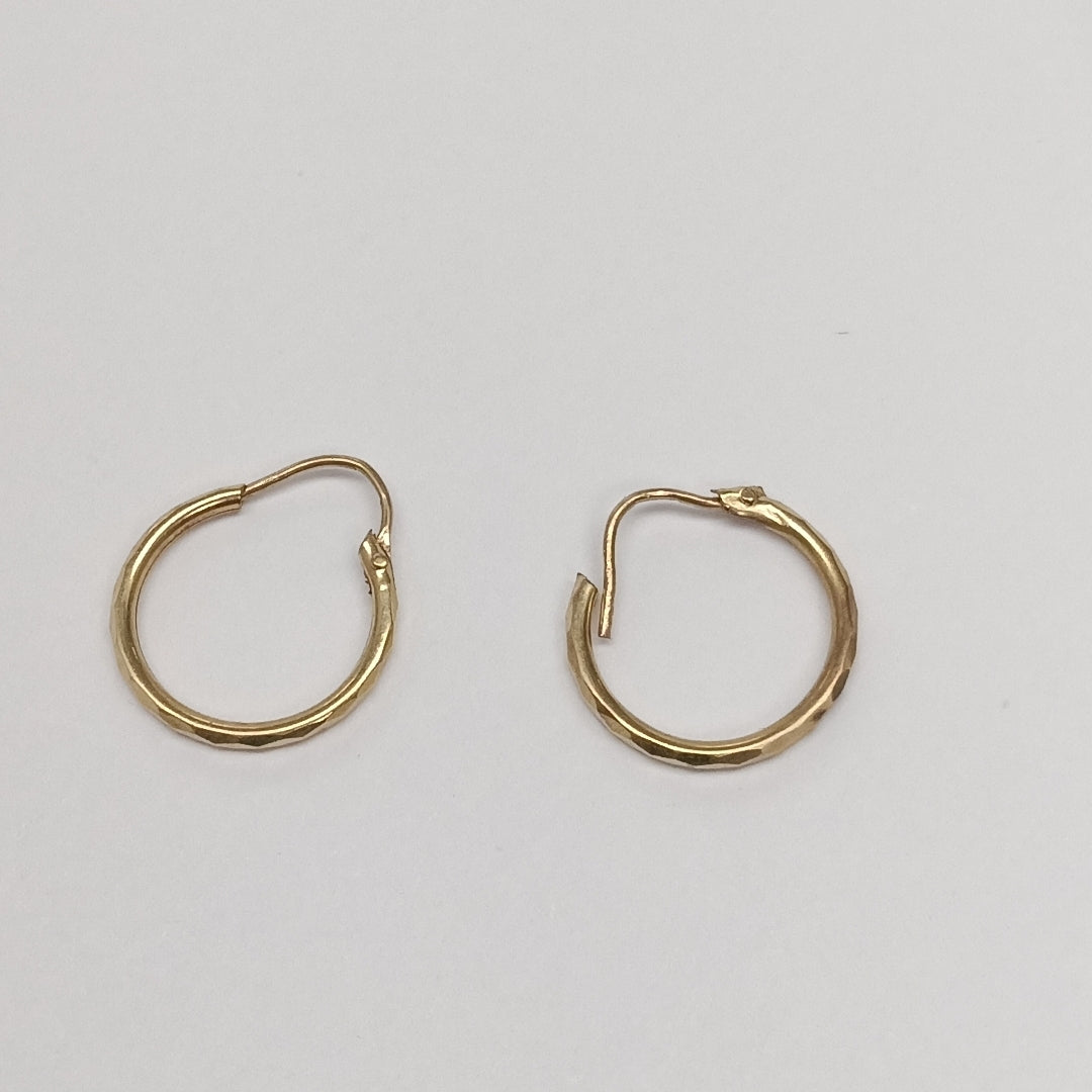ARRACADAS PAR ORO 8 K 0.8 GRMS (SEMINUEVO)