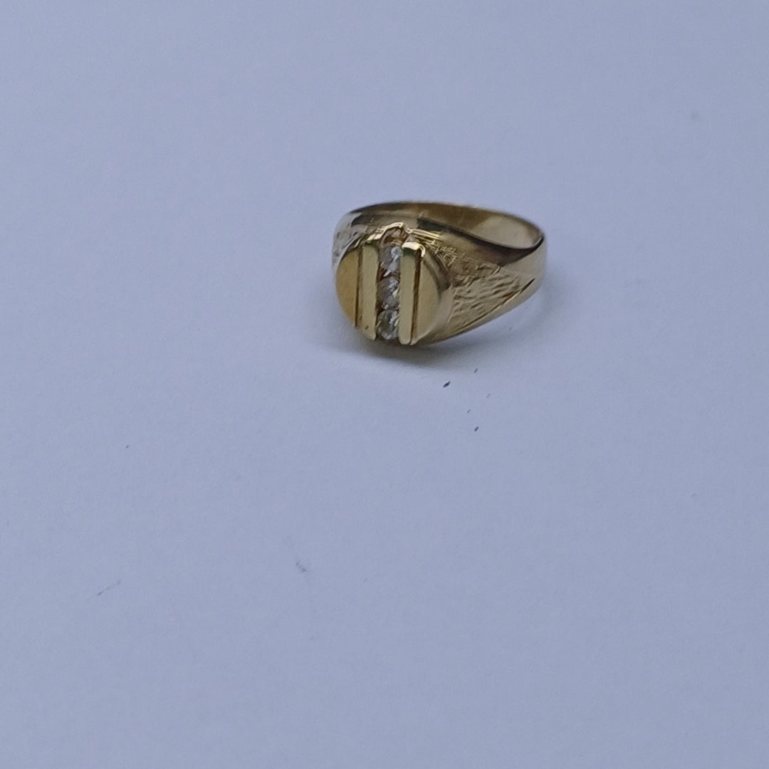 ANILLO ORO 14 K 2.3 GRMS (SEMINUEVO)