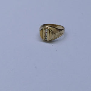 ANILLO ORO 14 K 2.3 GRMS (SEMINUEVO)