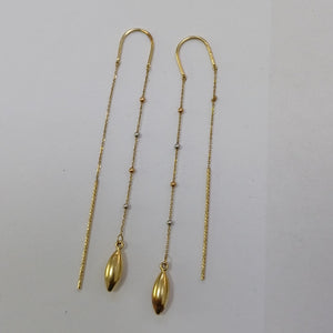 VIOLADORES PAR ORO 14 K 2,20 GRMS (SEMINUEVO)