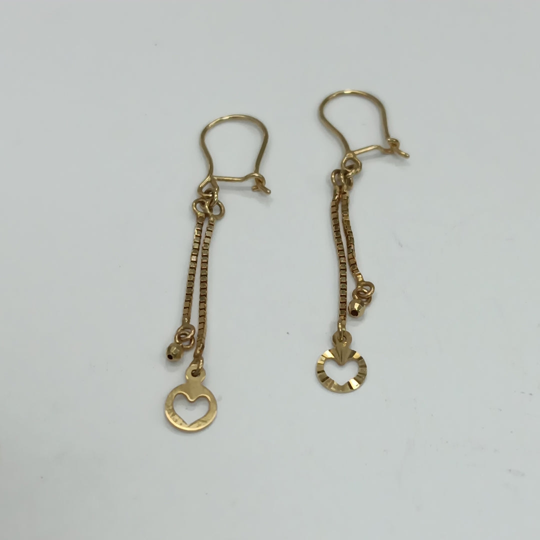 ARETES PAR ORO 14 K 1,00 GRMS (SEMINUEVO)