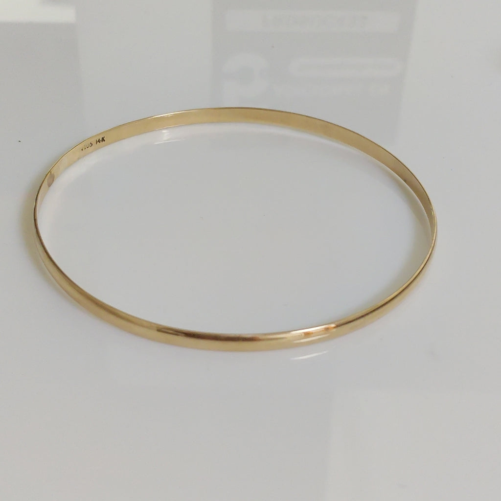 PULSERA RIGIDA ORO 14 K 5.6 GRMS (SEMINUEVO)
