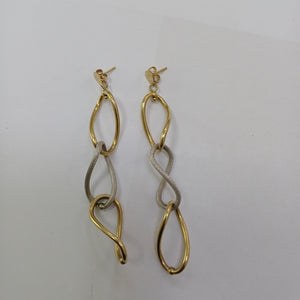 BROQUELES PAR ORO 14 K 5,10 GRMS (SEMINUEVO)