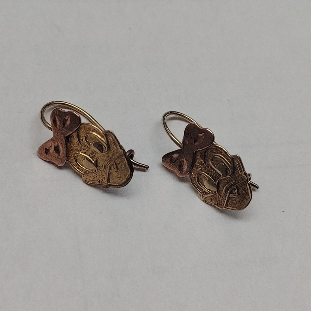 ARETES PAR ORO 10 K 1,20 GRMS (SEMINUEVO)