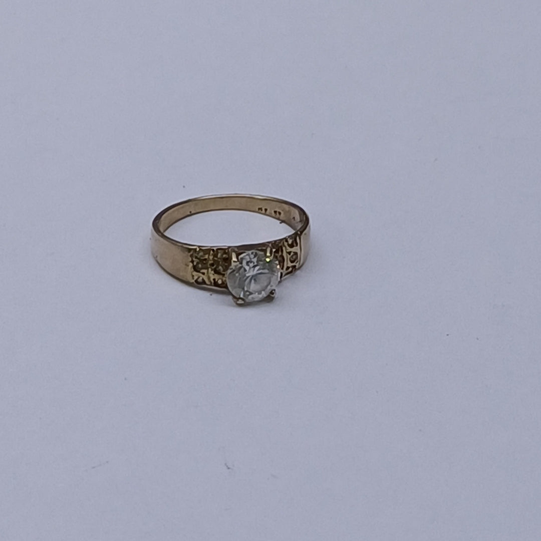 ANILLO ORO 10 K 2.1 GRMS (SEMINUEVO)