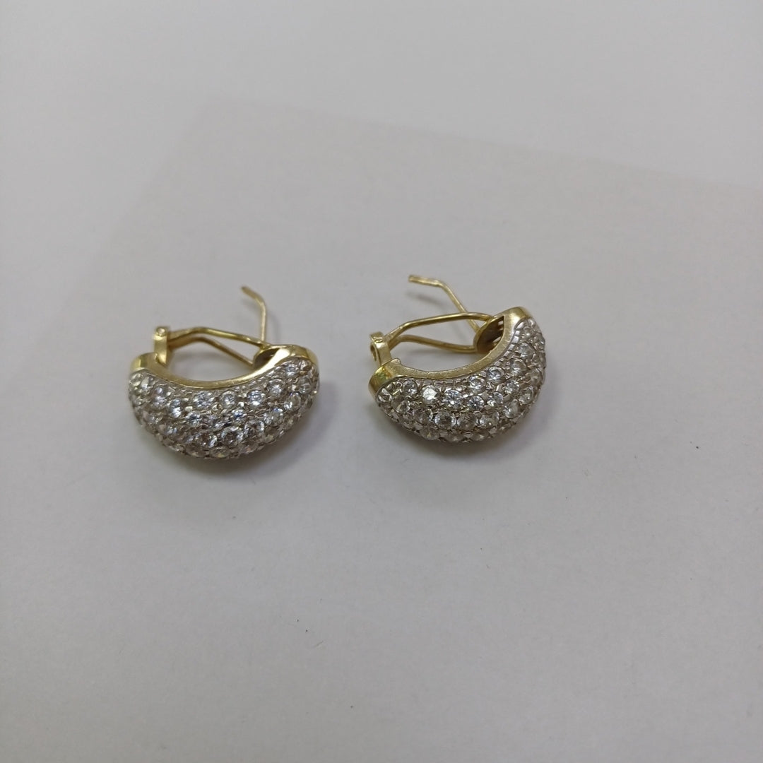 ARETES PAR ORO 14 K 13,20 GRMS (SEMINUEVO)
