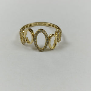 ANILLOS DAMA ORO 14K 2 (NUEVO)