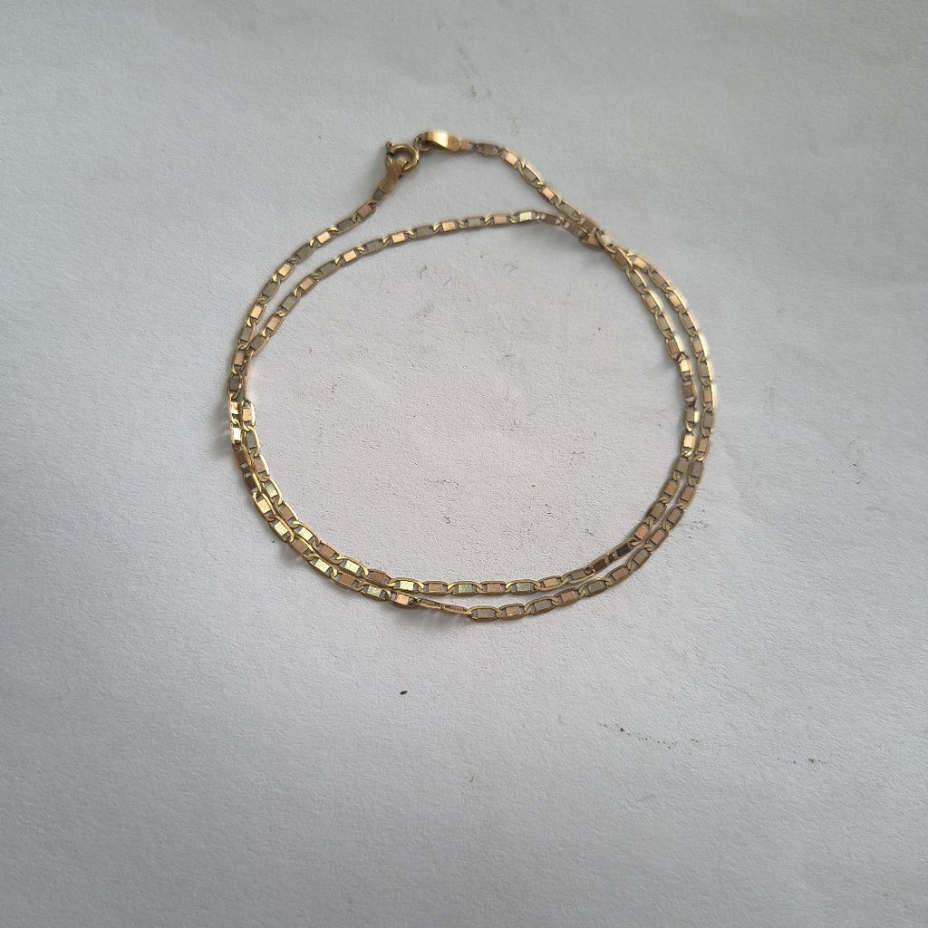 CADENA ORO COMBINADO 10 K 2.3 GRMS (SEMINUEVO)