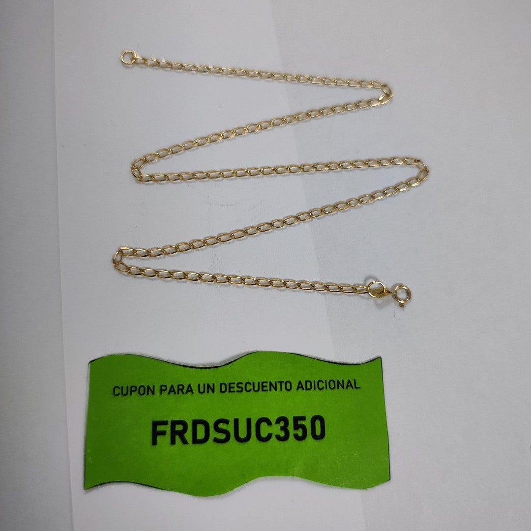 CADENA ORO 14 K 2.5 GRMS (SEMINUEVO)