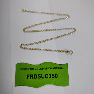 CADENA ORO 14 K 2.5 GRMS (SEMINUEVO)