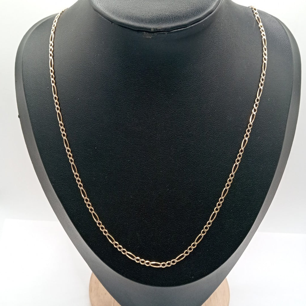 CADENA ORO COMBINADO 14 K 4.4 GRMS (SEMINUEVO)