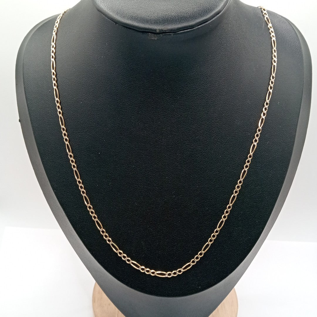 CADENA ORO COMBINADO 14 K 4.4 GRMS (SEMINUEVO)