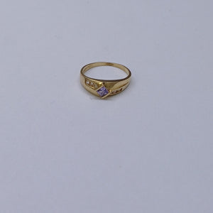 ANILLO ORO 14 K 2 GRMS (SEMINUEVO)