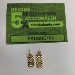 BROQUELES PAR ORO 10 K 3.6 GRMS (SEMINUEVO)