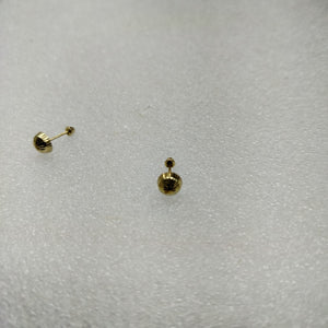 BROQUELES PAR ORO 14 K 0.4 GRMS (SEMINUEVO)