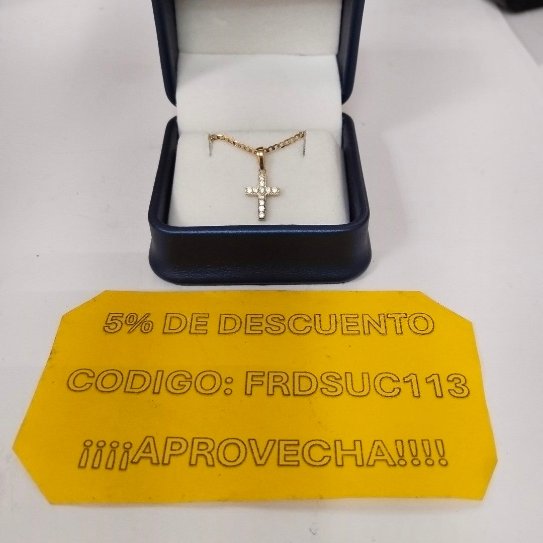 CADENA, DIJE ORO 10 K 2 GRMS (SEMINUEVO)