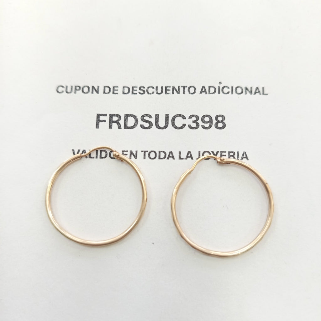 ARRACADAS PAR ORO 10 K 1,50 GRMS (SEMINUEVO)