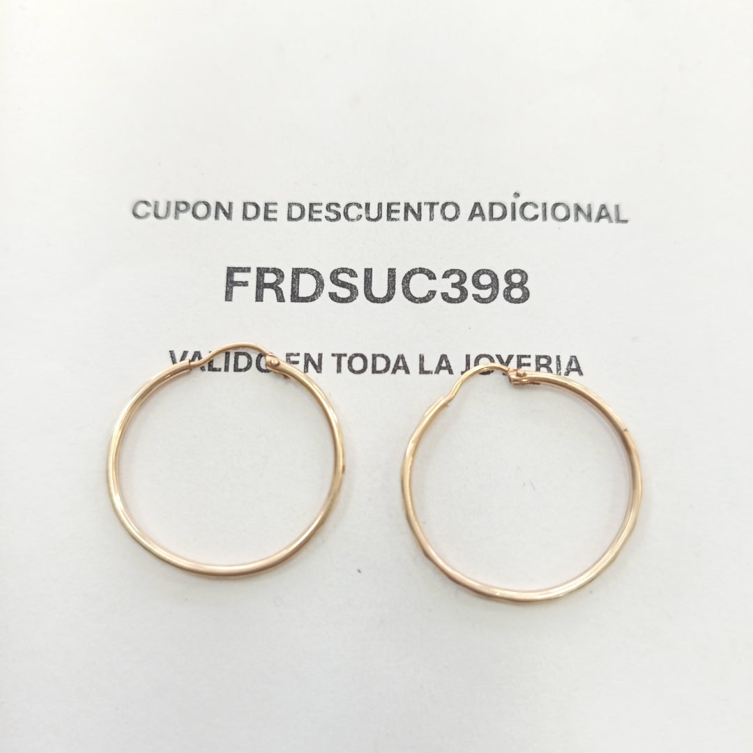 ARRACADAS PAR ORO 10 K 1,50 GRMS (SEMINUEVO)