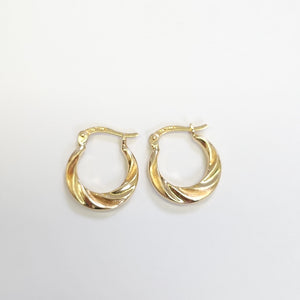 ARRACADAS PAR ORO 14 K 1.2 GRMS (SEMINUEVO)