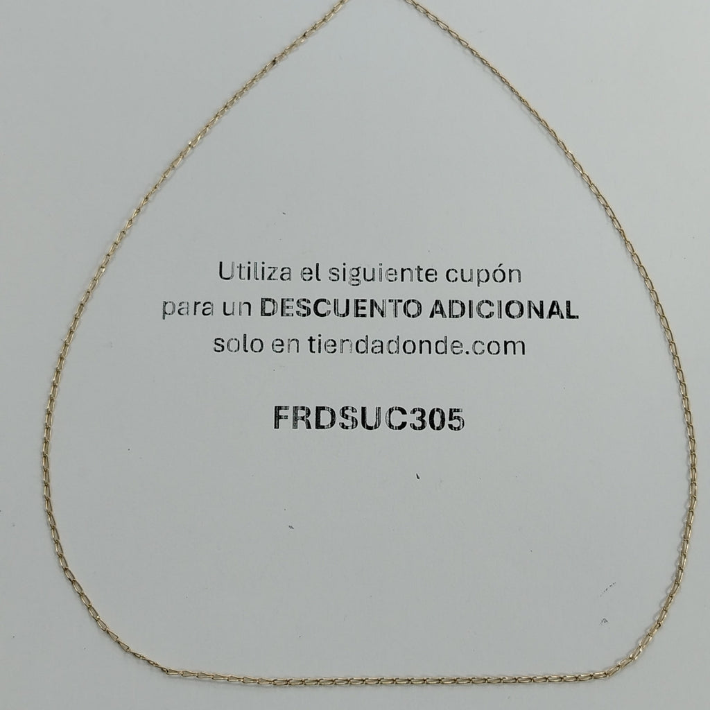 CADENA ORO 14 K 2.2 GRMS (SEMINUEVO)