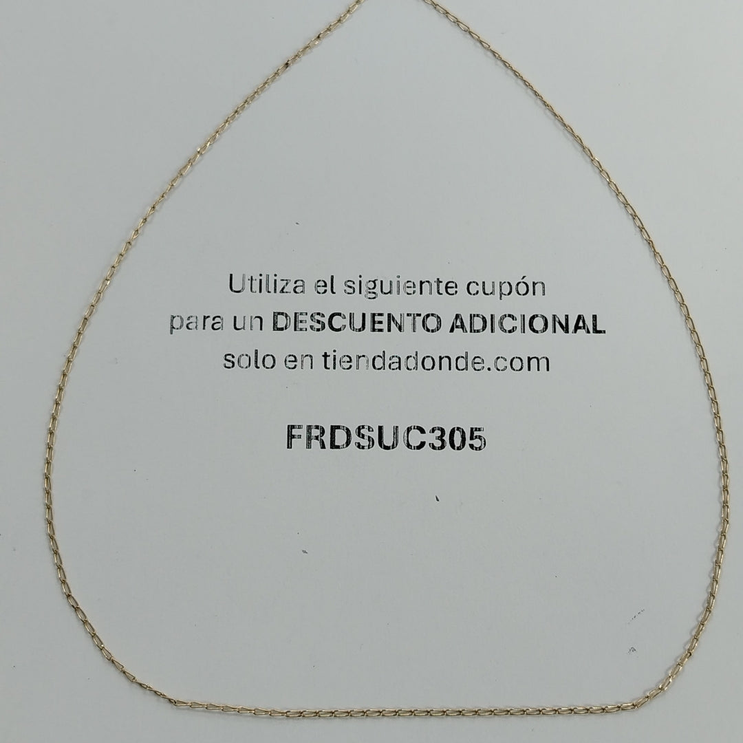 CADENA ORO 14 K 2.2 GRMS (SEMINUEVO)