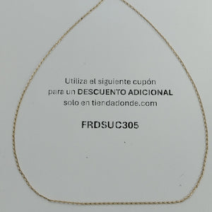 CADENA ORO 14 K 2.2 GRMS (SEMINUEVO)