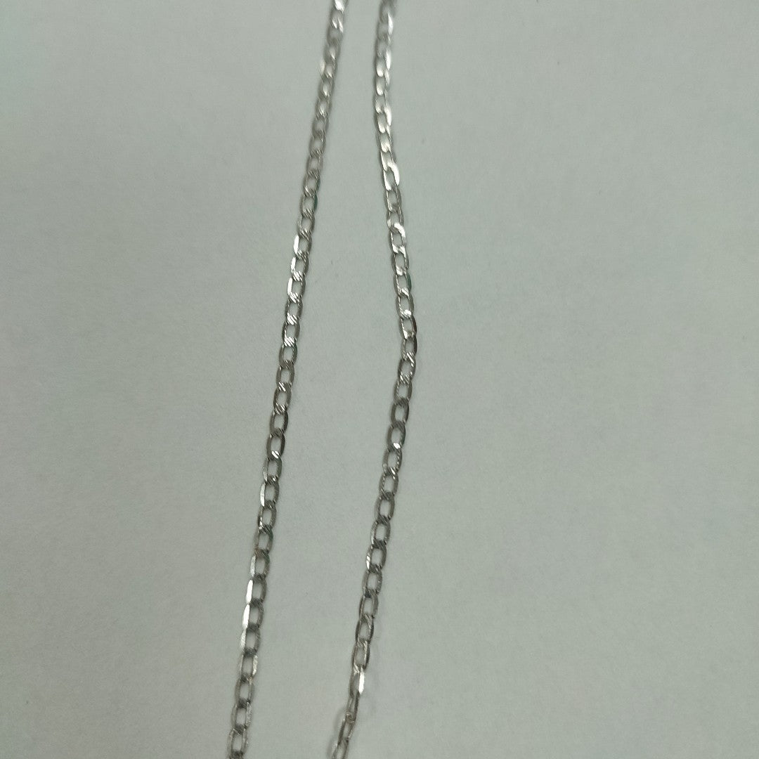 CADENA ORO BLANCO 14 K 1.6 GRMS (SEMINUEVO)