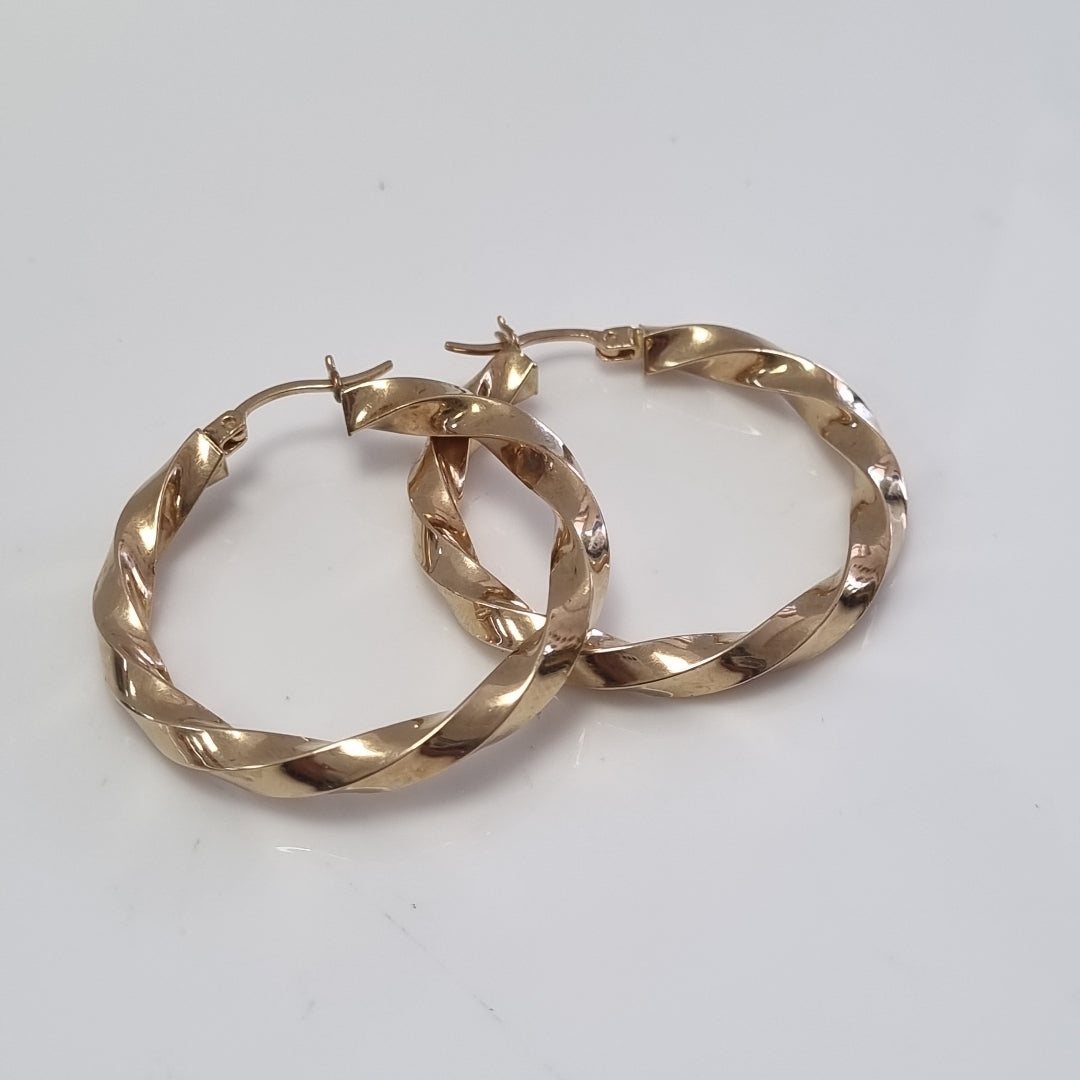 ARRACADAS PAR ORO 14 K 4.3 GRMS (SEMINUEVO)