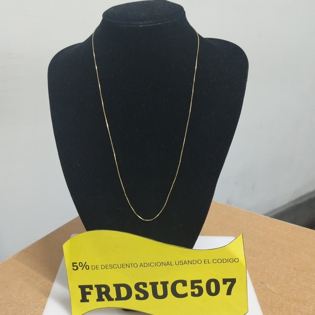CADENA ORO 14 K 2 GRMS (SEMINUEVO)