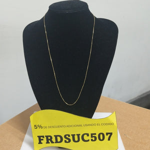 CADENA ORO 14 K 2 GRMS (SEMINUEVO)