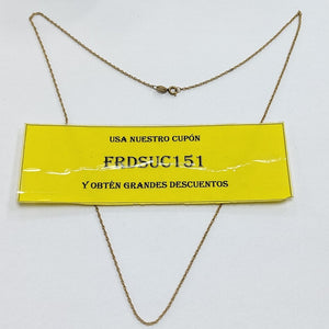 CADENA ORO 8 K 2.2 GRMS (SEMINUEVO)