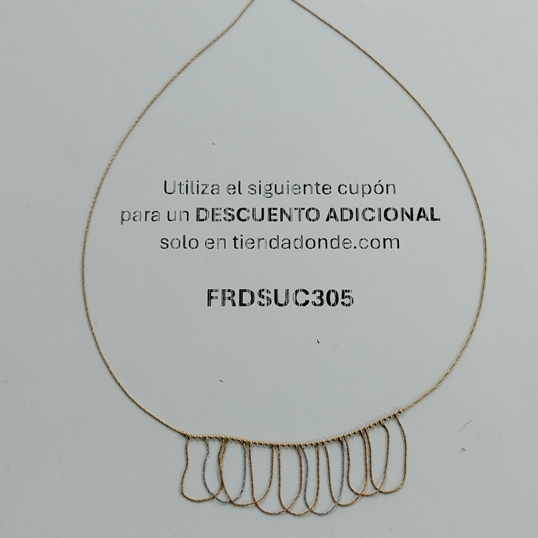 GARGANTILLA ORO 10 K 2 GRMS (SEMINUEVO)