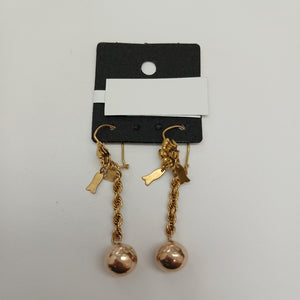 ARETES PAR ORO 8 K 5.8 GRMS (SEMINUEVO)