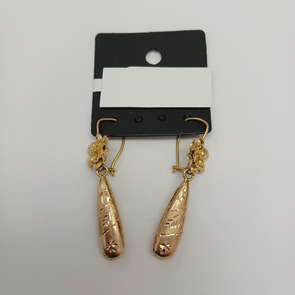 ARETES PAR ORO 8 K 3.8 GRMS (SEMINUEVO)