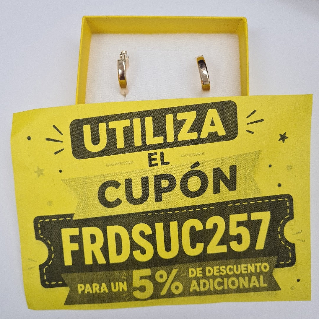 ARRACADAS ORO 14K 2.1 (NUEVO)