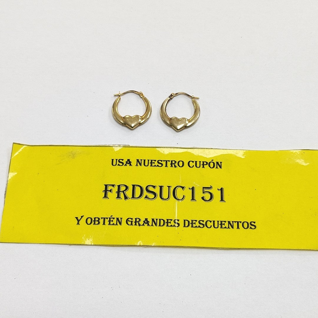ARRACADAS PAR ORO 10 K 0.8 GRMS (SEMINUEVO)